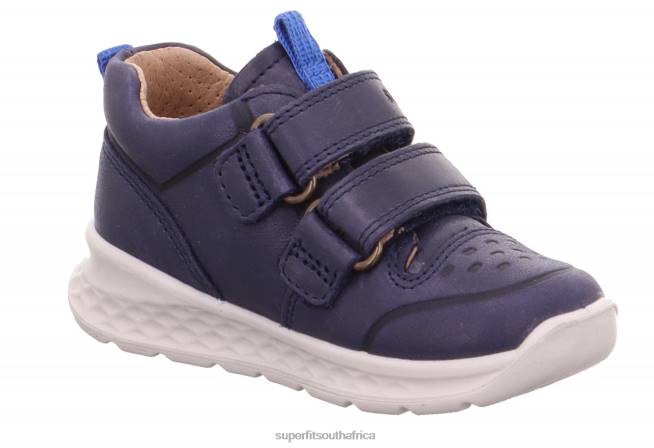 BREEZE - Sneakers low with Velcro Fastener Babies Blue NLL0282 Superfit Low Sneakers