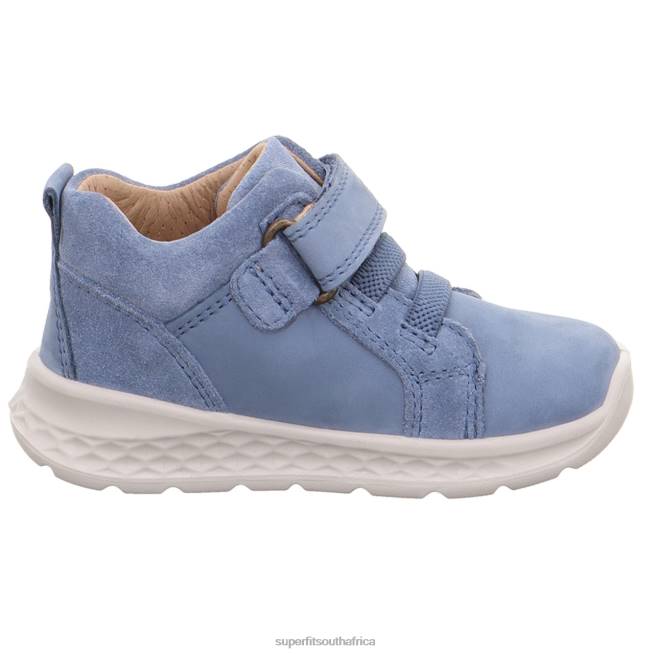 BREEZE - Sneakers low with Velcro Fastener Babies Blue NLL0340 Superfit Low Sneakers