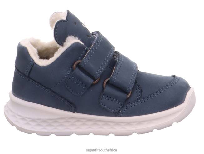 BREEZE - Sneakers low with Velcro Fastener Babies Blue NLL0421 Superfit Low Sneakers