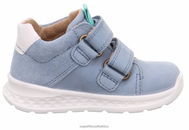 BREEZE - Sneakers low with Velcro Fastener Babies Blue/Light Blue NLL0276 Superfit Low Sneakers