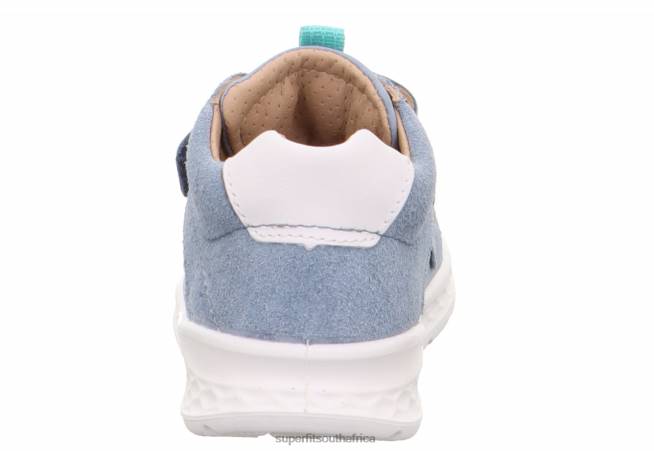 BREEZE - Sneakers low with Velcro Fastener Babies Blue/Light Blue NLL0276 Superfit Low Sneakers