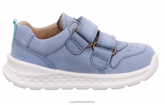 BREEZE - Sneakers low with Velcro Fastener Babies Blue/Light Blue NLL0287 Superfit Low Sneakers