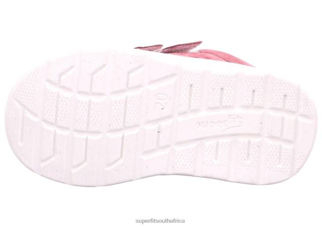 BREEZE - Sneakers low with Velcro Fastener Babies Pink NLL0364 Superfit Low Sneakers