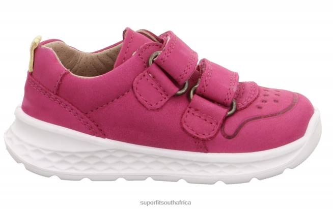 BREEZE - Sneakers low with Velcro Fastener Babies Pink/Yellow NLL0256 Superfit Low Sneakers