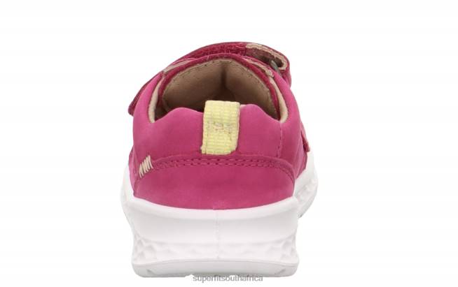 BREEZE - Sneakers low with Velcro Fastener Babies Pink/Yellow NLL0256 Superfit Low Sneakers