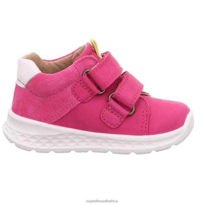 BREEZE - Sneakers low with Velcro Fastener Babies Pink/Yellow NLL0328 Superfit Low Sneakers