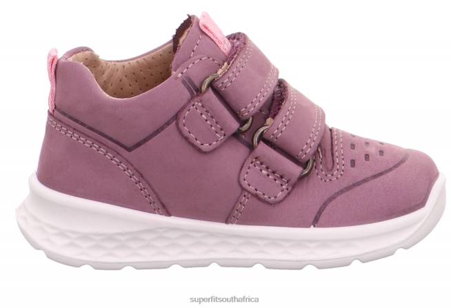 BREEZE - Sneakers low with Velcro Fastener Babies Purple/Pink NLL0252 Superfit Low Sneakers