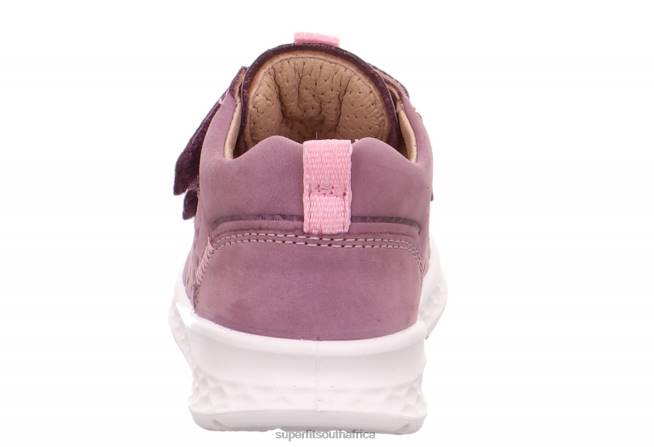 BREEZE - Sneakers low with Velcro Fastener Babies Purple/Pink NLL0252 Superfit Low Sneakers