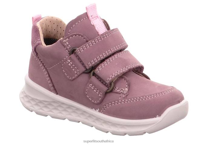 BREEZE - Sneakers low with Velcro Fastener Babies Purple/Pink NLL0299 Superfit Low Sneakers