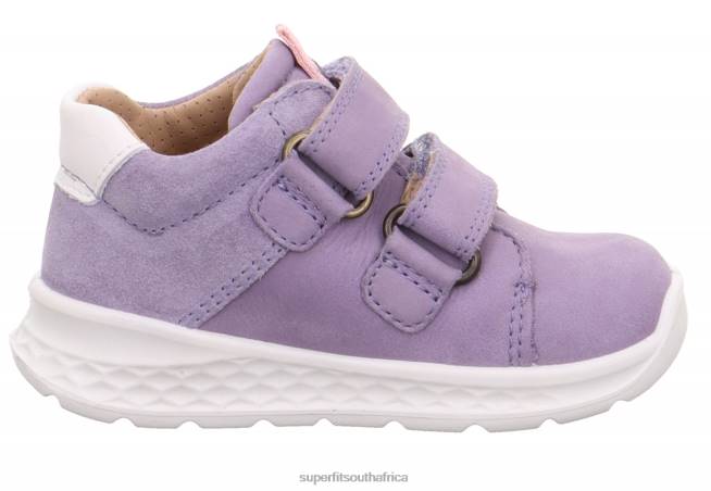 BREEZE - Sneakers low with Velcro Fastener Babies Purple/Pink NLL0357 Superfit Low Sneakers