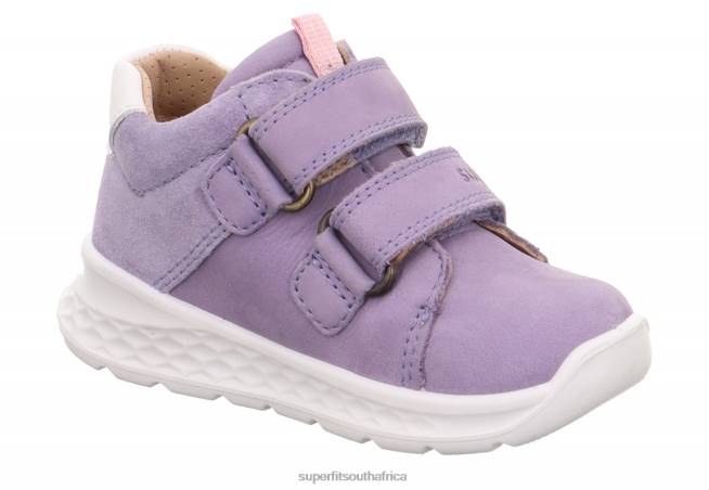 BREEZE - Sneakers low with Velcro Fastener Babies Purple/Pink NLL0357 Superfit Low Sneakers