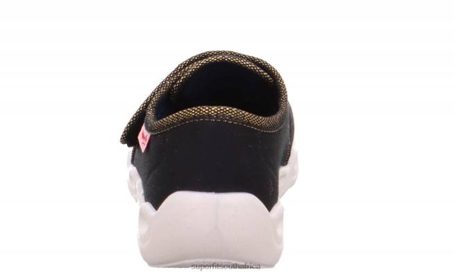 BUBBLE - Slipper with Velcro Fastener Babies Black NLL0101 Superfit Slippers