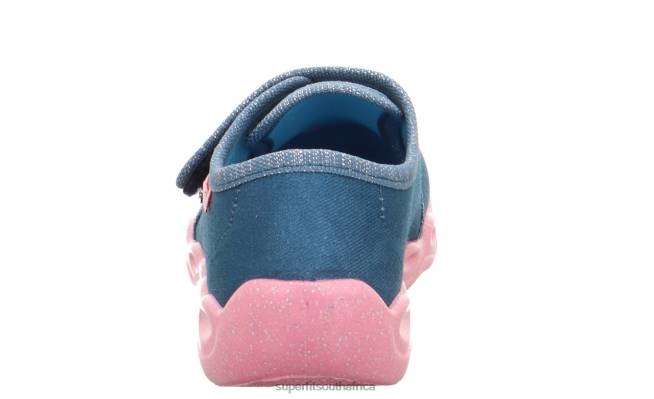 BUBBLE - Slipper with Velcro Fastener Babies Blue NLL029 Superfit Slippers