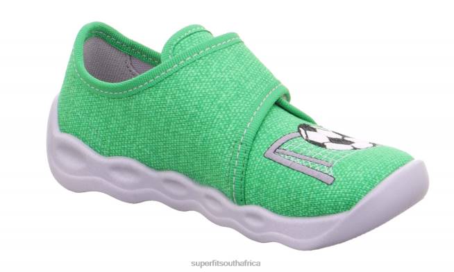 BUBBLE - Slipper with Velcro Fastener Babies Green NLL0134 Superfit Slippers