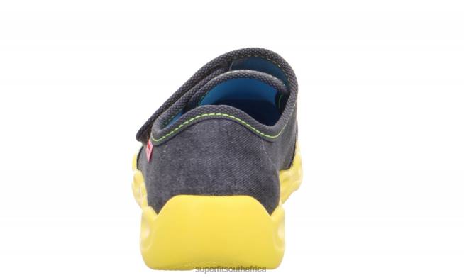 BUBBLE - Slipper with Velcro Fastener Babies Grey/Multicoloured NLL0130 Superfit Slippers