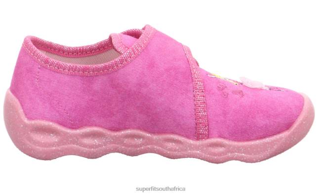 BUBBLE - Slipper with Velcro Fastener Babies Pink NLL0102 Superfit Slippers