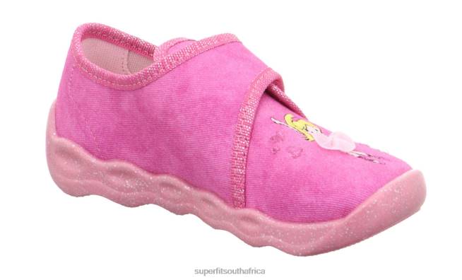 BUBBLE - Slipper with Velcro Fastener Babies Pink NLL0102 Superfit Slippers