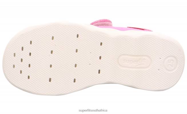 BUBBLE - Slipper with Velcro Fastener Babies Pink NLL056 Superfit Slippers