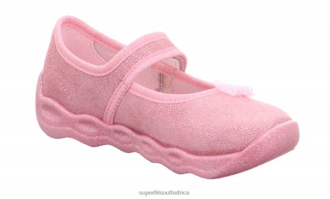 BUBBLE - Slipper with Velcro Fastener Babies Pink/Multi Coloure NLL0115 Superfit Slippers