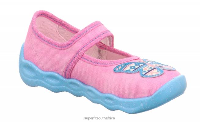 BUBBLE - Slipper with Velcro Fastener Babies Pink/Multi Coloure NLL0122 Superfit Slippers