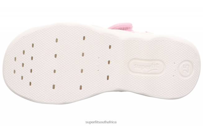 BUBBLE - Slipper with Velcro Fastener Babies Pink/Silver NLL050 Superfit Slippers