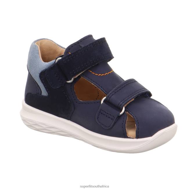 BUMBLEBEE - Sandal with Velcro Fastener Babies Blue NLL0171 Superfit Sandals