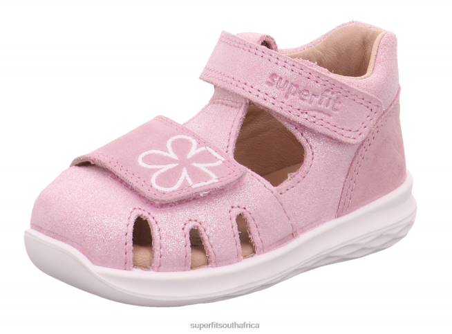 BUMBLEBEE - Sandal with Velcro Fastener Babies Pink NLL0224 Superfit Sandals