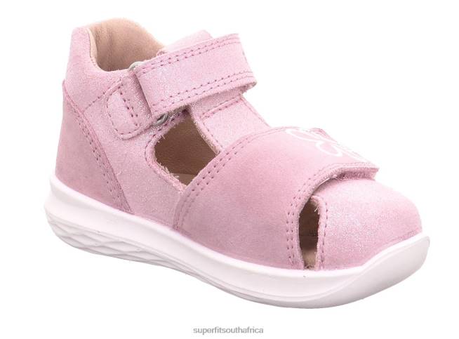 BUMBLEBEE - Sandal with Velcro Fastener Babies Pink NLL0224 Superfit Sandals