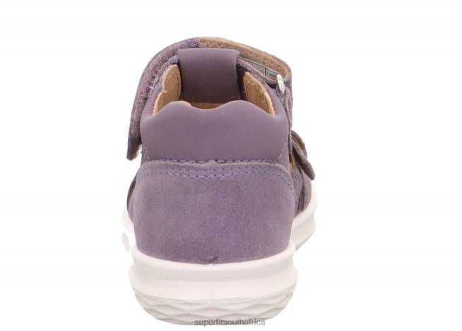 BUMBLEBEE - Sandal with Velcro Fastener Babies Purple NLL0194 Superfit Sandals