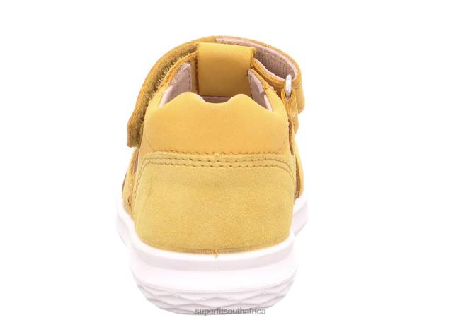 BUMBLEBEE - Sandal with Velcro Fastener Babies Yellow NLL0235 Superfit Sandals