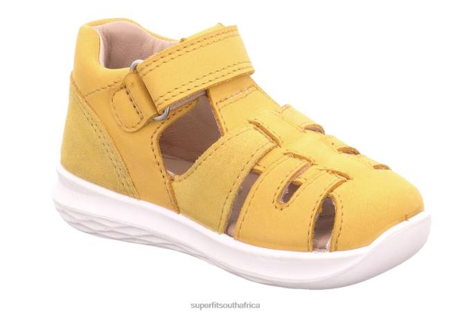 BUMBLEBEE - Sandal with Velcro Fastener Babies Yellow NLL0235 Superfit Sandals