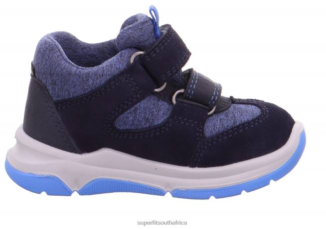 COOPER - Sneakers low with Velcro Fastener Babies Blue/Light Blue NLL0385 Superfit Low Sneakers