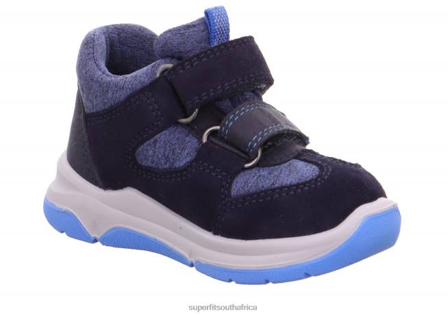 COOPER - Sneakers low with Velcro Fastener Babies Blue/Light Blue NLL0385 Superfit Low Sneakers