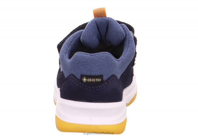 COOPER - Sneakers low with Velcro Fastener Babies Blue/Orange NLL0283 Superfit Low Sneakers