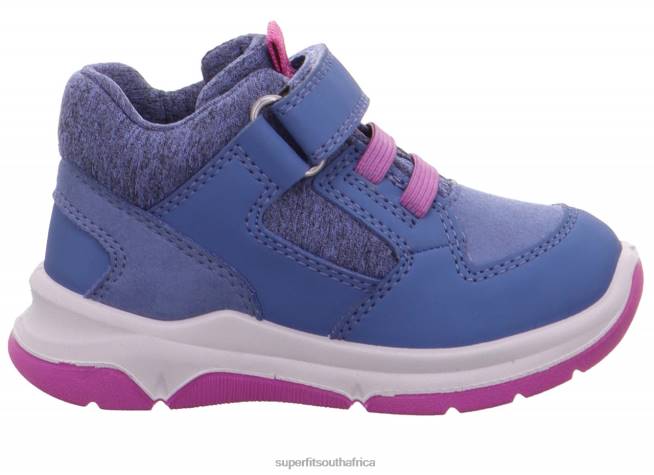 COOPER - Sneakers low with Velcro Fastener Babies Blue/Pink NLL0370 Superfit Low Sneakers