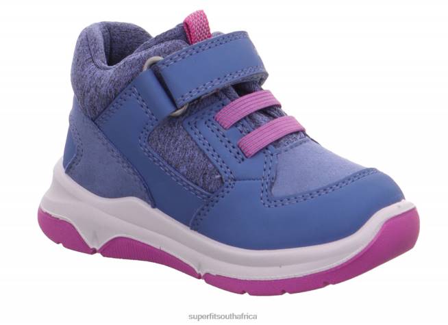 COOPER - Sneakers low with Velcro Fastener Babies Blue/Pink NLL0370 Superfit Low Sneakers