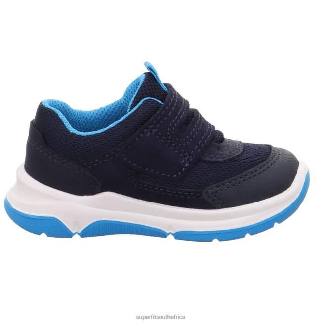 COOPER - Sneakers low with Velcro Fastener Babies Blue/Turquoise NLL0334 Superfit Low Sneakers