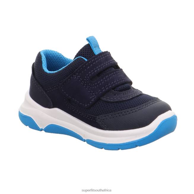 COOPER - Sneakers low with Velcro Fastener Babies Blue/Turquoise NLL0334 Superfit Low Sneakers