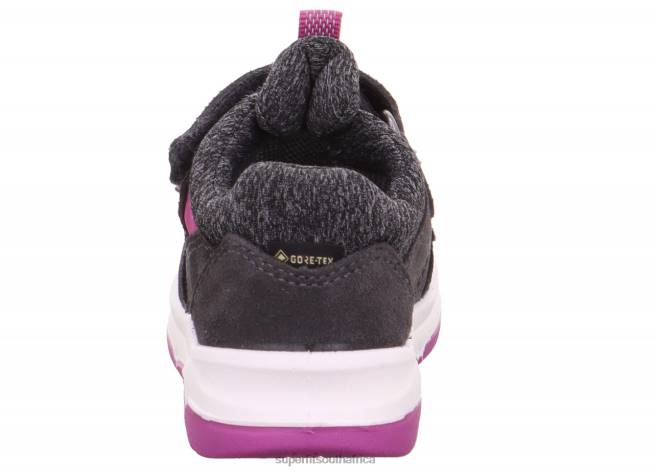 COOPER - Sneakers low with Velcro Fastener Babies Grey/Pink NLL0367 Superfit Low Sneakers