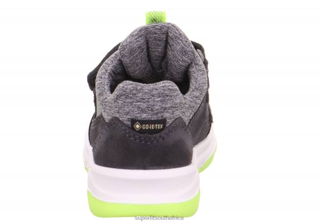 COOPER - Sneakers low with Velcro Fastener Babies Grey/Yellow NLL0286 Superfit Low Sneakers