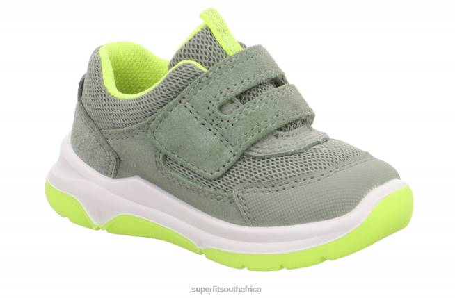 COOPER - Sneakers low with Velcro Fastener Babies Light Green/Yellow NLL0331 Superfit Low Sneakers