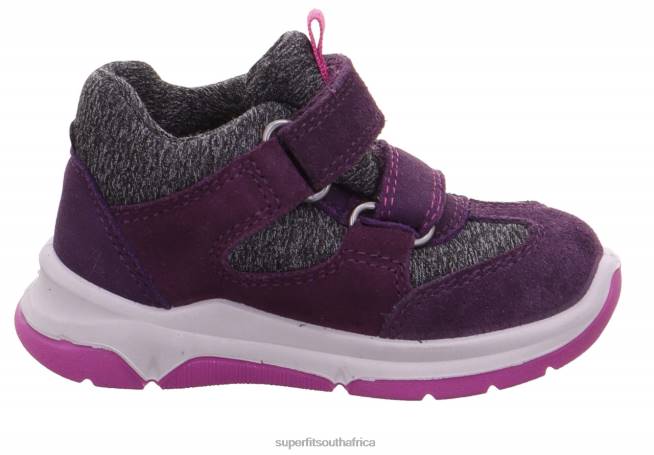 COOPER - Sneakers low with Velcro Fastener Babies Purple/Pink NLL0382 Superfit Low Sneakers