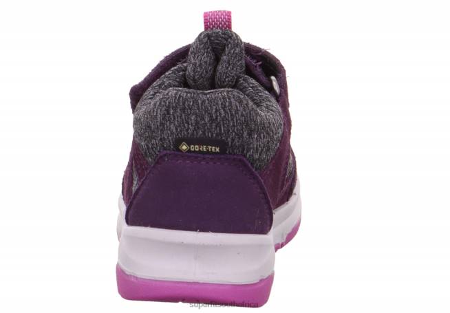 COOPER - Sneakers low with Velcro Fastener Babies Purple/Pink NLL0382 Superfit Low Sneakers