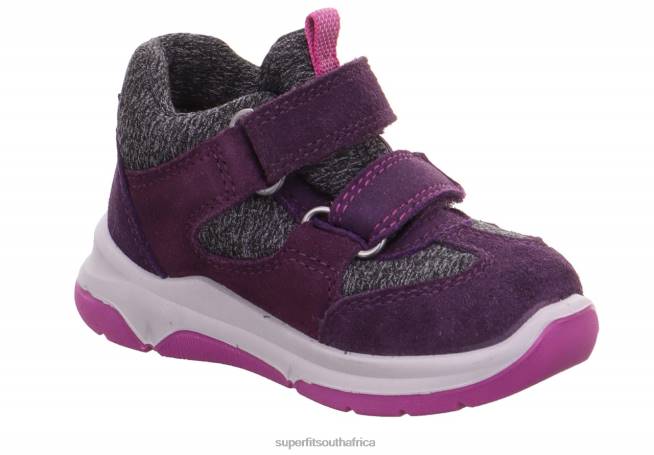 COOPER - Sneakers low with Velcro Fastener Babies Purple/Pink NLL0382 Superfit Low Sneakers