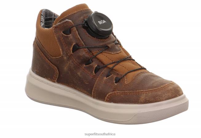 COSMO - Sneakers high with BOA Fit System Toddlers Brown NLL0843 Superfit High Sneakers