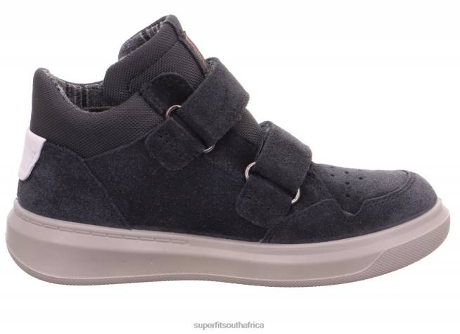 COSMO - Sneakers high with Velcro Fastener Toddlers Grey NLL0853 Superfit High Sneakers