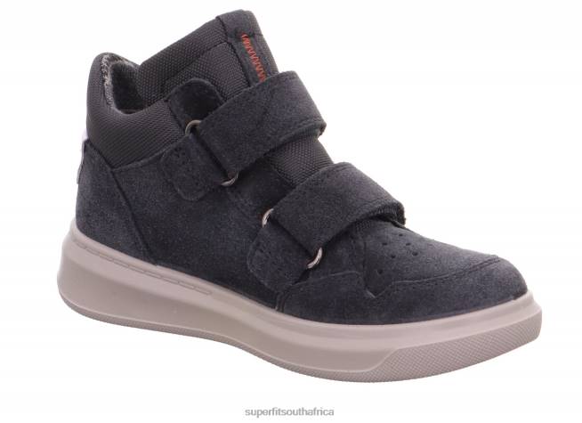 COSMO - Sneakers high with Velcro Fastener Toddlers Grey NLL0853 Superfit High Sneakers