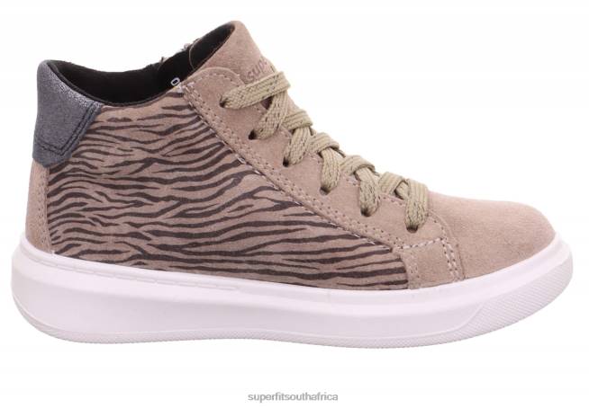 COSMO - Sneakers high with Zip Toddlers Beige NLL0854 Superfit High Sneakers