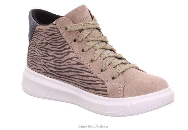 COSMO - Sneakers high with Zip Toddlers Beige NLL0854 Superfit High Sneakers