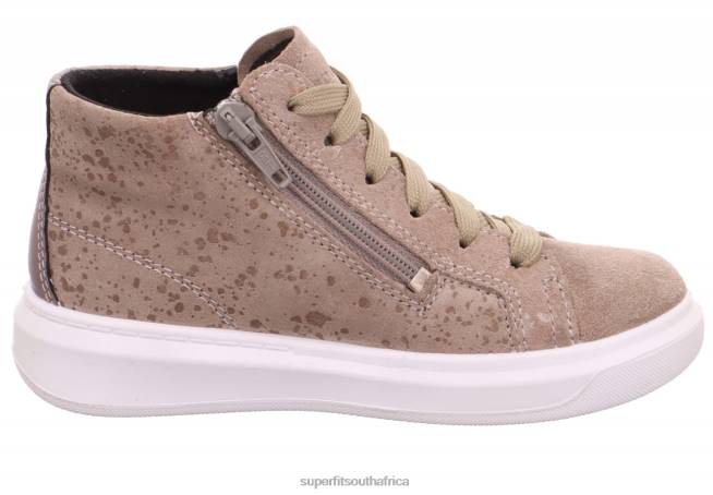 COSMO - Sneakers high with Zip Toddlers Beige NLL0864 Superfit High Sneakers